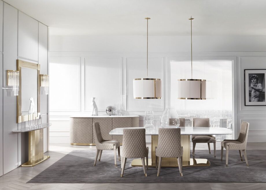 Vogue sideboard | DV home. An exquisite Art Deco sideboard offering luxurious storage with customizable finishes and premium materials for sophisticated interiors.