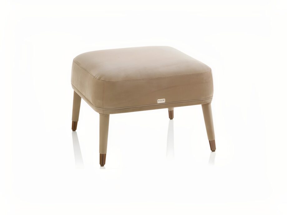 Manhattan pouf | DV home. Luxurious handcrafted pouf with solid wood frame and premium upholstery, perfect for adding an Art Deco touch.