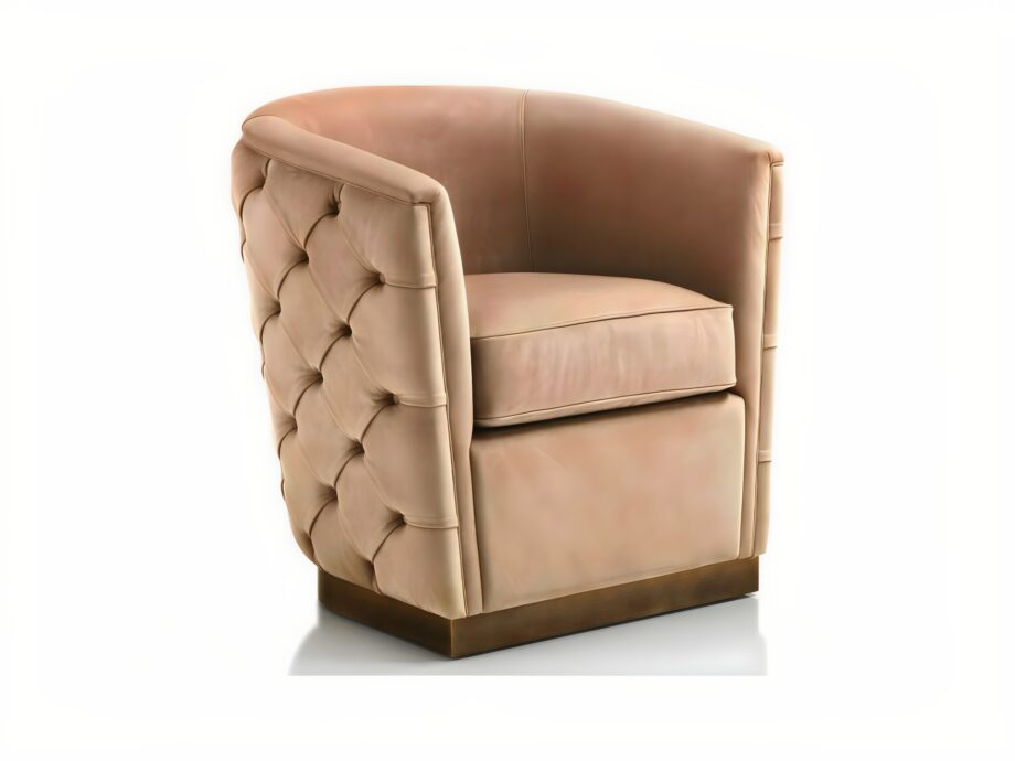 Vogue armchair | DV home. Luxurious armchair with exquisite capitonné processing and a plush design, embodying refined comfort and Italian craftsmanship.