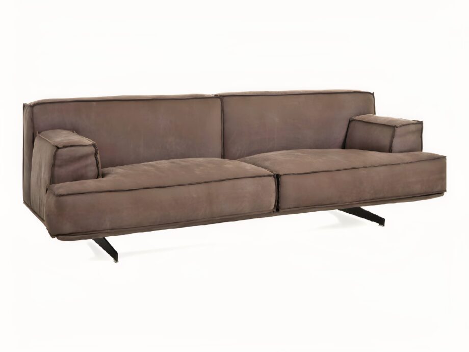 Heritage sofa | DV home. A luxurious Italian sofa with a solid wood frame, premium leather or fabric upholstery, and goose feather cushions.