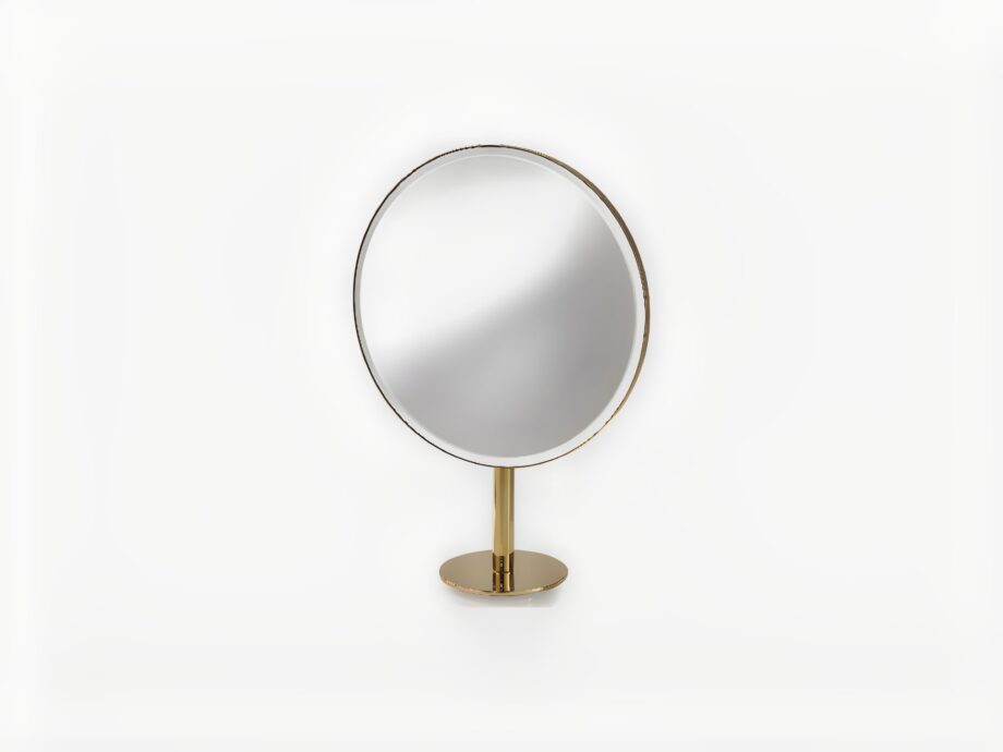 Envy Beauty mirror | DV home. Handcrafted Art Deco mirror with bevelled glass and luxurious stainless steel frame in various metallic finishes.