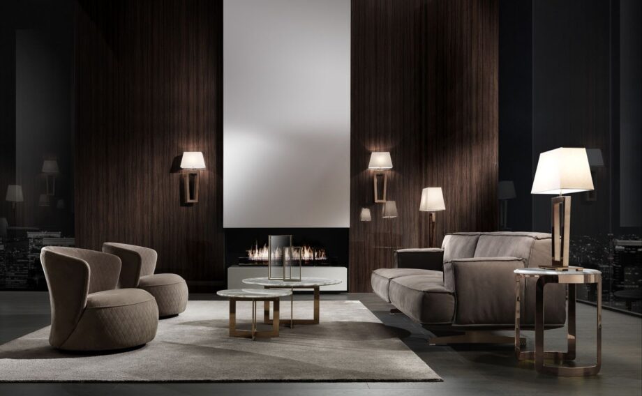 Soho armchair | DV home. Luxurious swivel armchair with distinctive quilted processing, handcrafted in Italy for supreme comfort and Art Deco elegance.