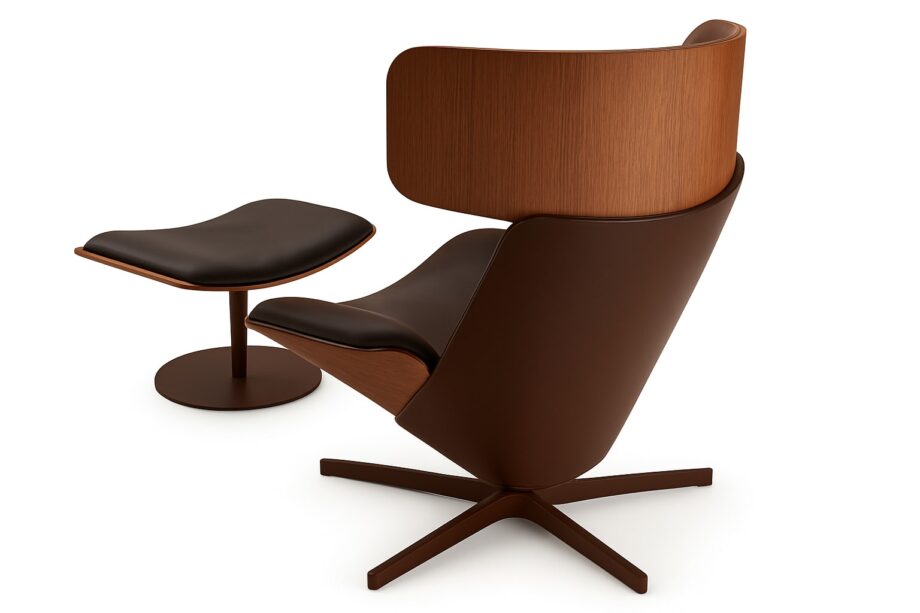 Almora armchair | B&B Italia. The Almora armchair offers luxurious comfort with a stylish design, featuring a swivel base and plush leather upholstery.