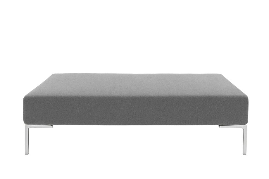 Charles pouf | B&B Italia. The pouf offers modern design, comfort, and flexibility. Its sleek profile and versatile components cater to diverse furnishing needs.