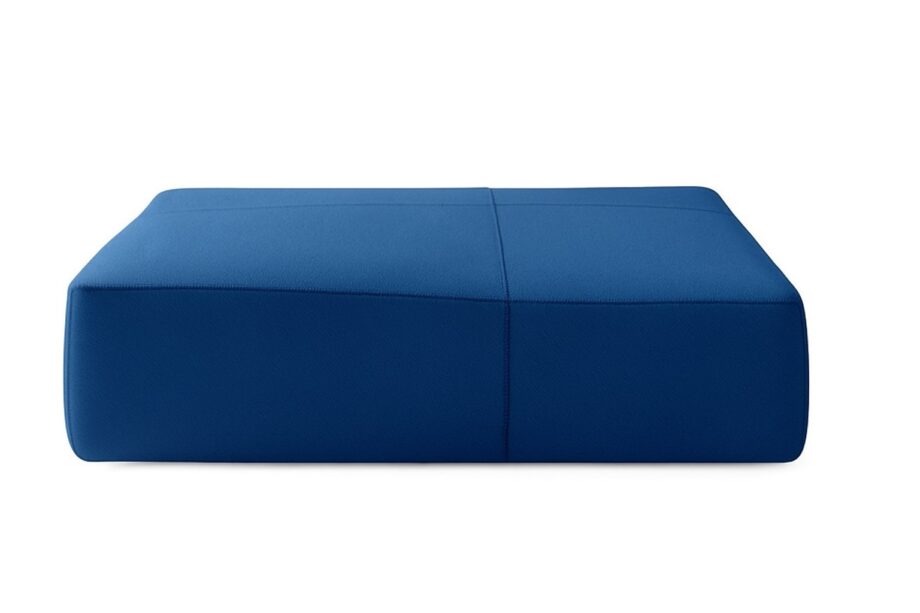 Bend pouf | B&B Italia. Sculpted pouf with irregular shape for enhanced comfort. Sturdy construction with flexible design options. Stylish and functional furniture piece.