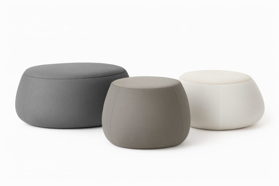 Fat Sofa pouf | B&B Italia. Innovative comfort with slow-return foam adapts to body posture for the ultimate seating experience. Unique design merges shapes and tech.