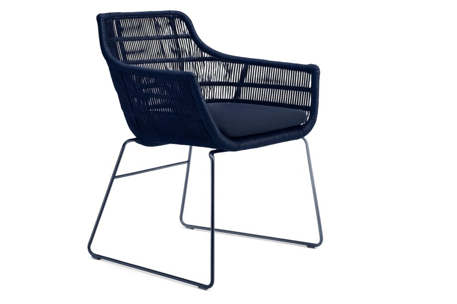 Crinoline Outdoor chair | B&B Italia. The Outdoor chair from the Crinoline series offers formal, soft, and sinuous design, with varying shapes and heights for comfort.