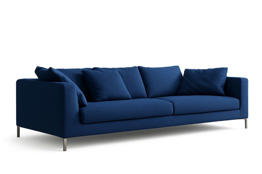 Ray sofa | B&B Italia. Modular sofa with tailored blanket stitch detail, comfortable seats, and extensive composition options for long-lasting style and comfort.