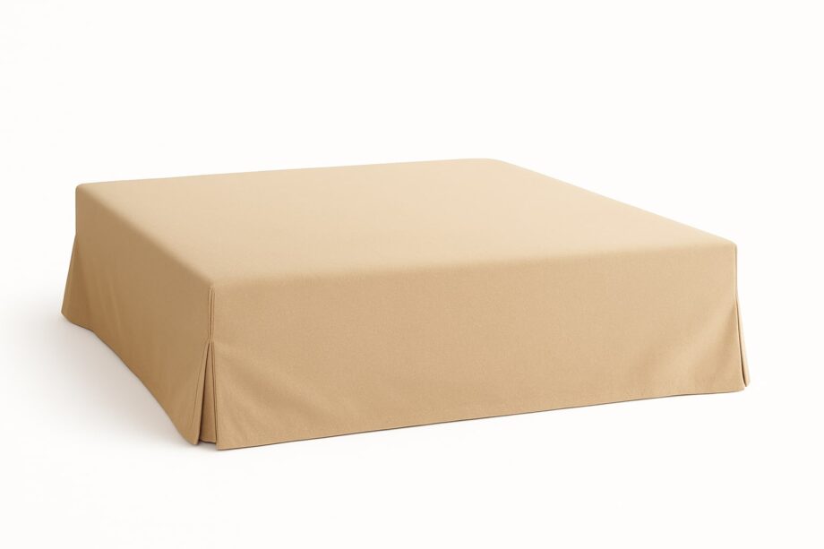 Ray pouf | B&B Italia. Modular pouf with tailored blanket stitch detail. Versatile seating options for long-lasting comfort and style.