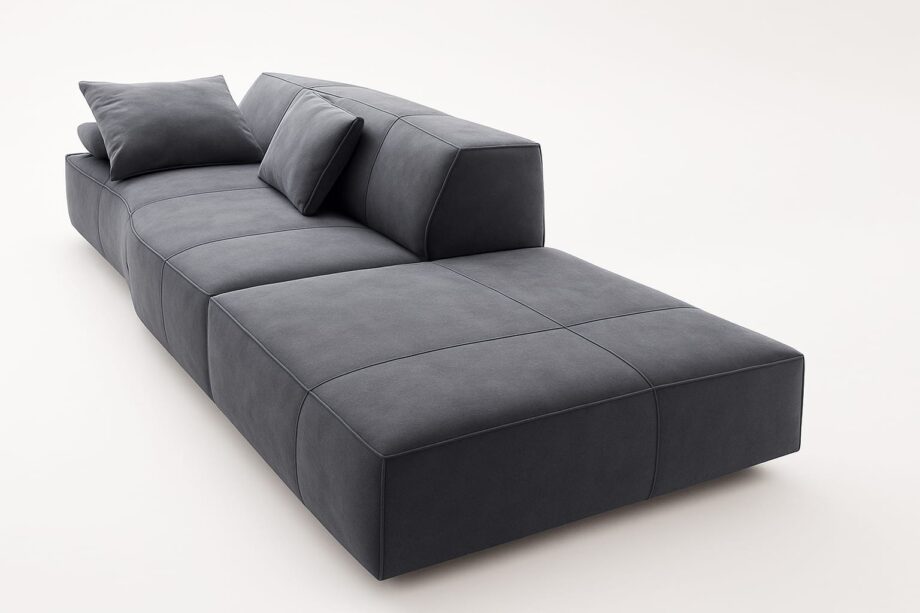 Bend sofa | B&B Italia. Bend Sofa offers unique design, comfort, flexibility, and durability. Distinctive, irregular shape with contrasting seams. Technology meets manual skills.