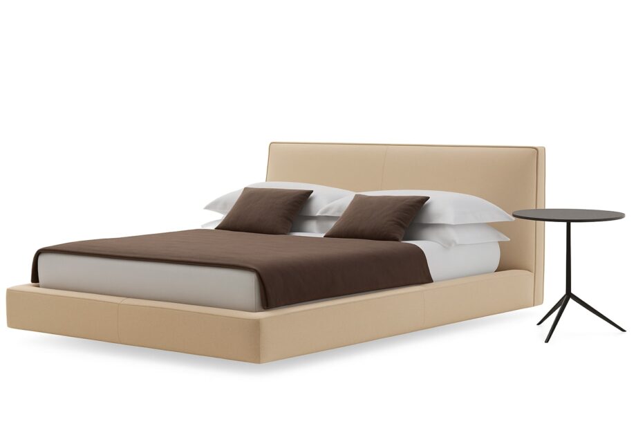 Richard bed | B&B Italia. Transforming sofa to bed with high side for mattress support. Stylish design with flexibility for various configurations.