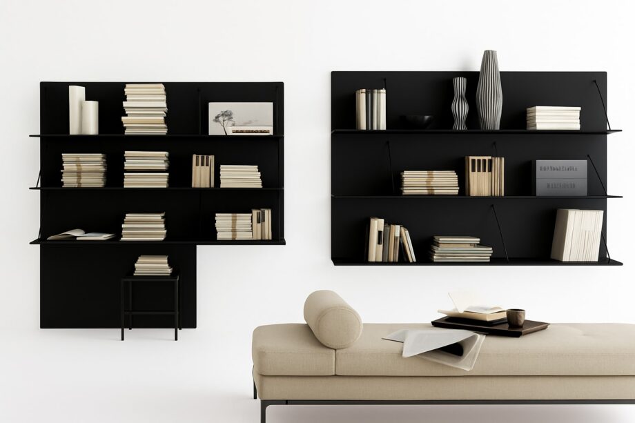 Pab bookcase | B&B Italia. Simple, versatile bookcase system with various configurations and finishes. Personalized, made-to-measure solutions for storage and display.