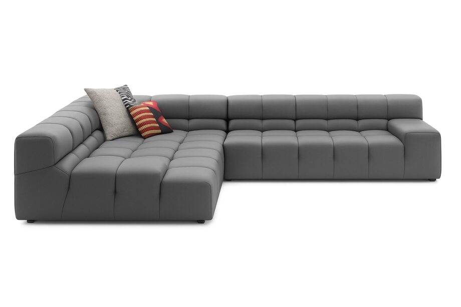 Tufty Time sofa | B&B Italia. Modern reinterpretation of Chesterfield style with modular design, comfort, and removable covers. Ideal for versatile and casual living spaces.