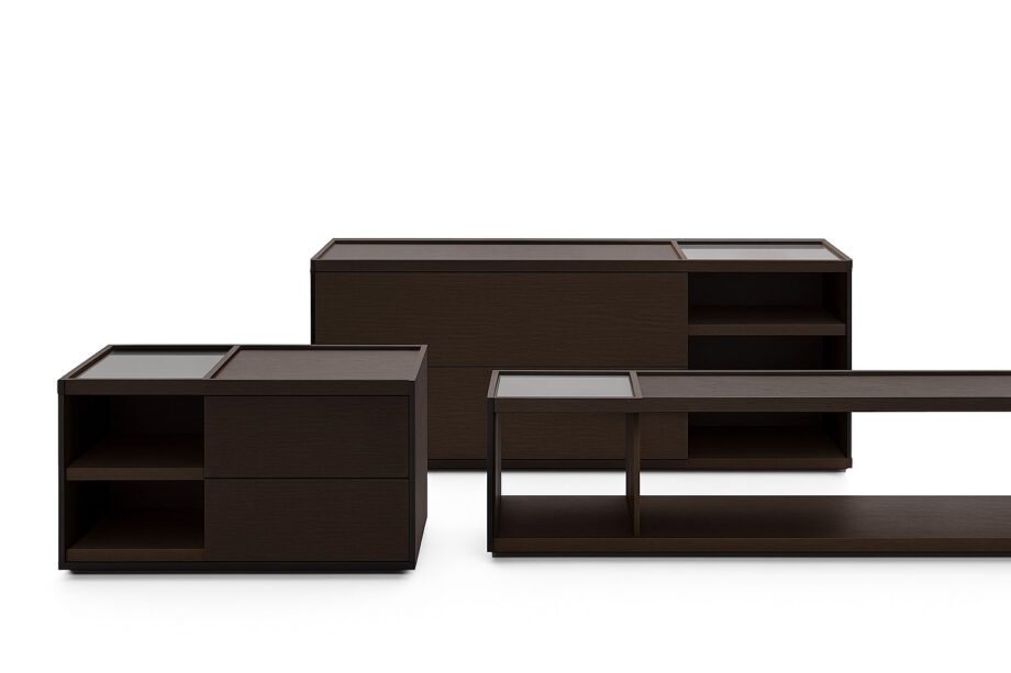 Surface sideboard | B&B Italia. Versatile surface drawer unit with various material options for organization and storage solutions.
