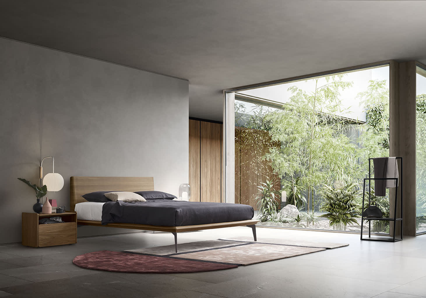 Haiku mirror | ALF Dafre. Elegant mirror with functional design for convenient storage of clothes and accessories, perfect for the bedroom.