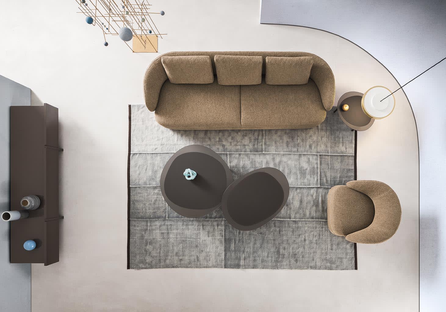 Sobi sofa | ALF Dafre. Modern sofa with clean lines and exceptional comfort for elegant interiors.