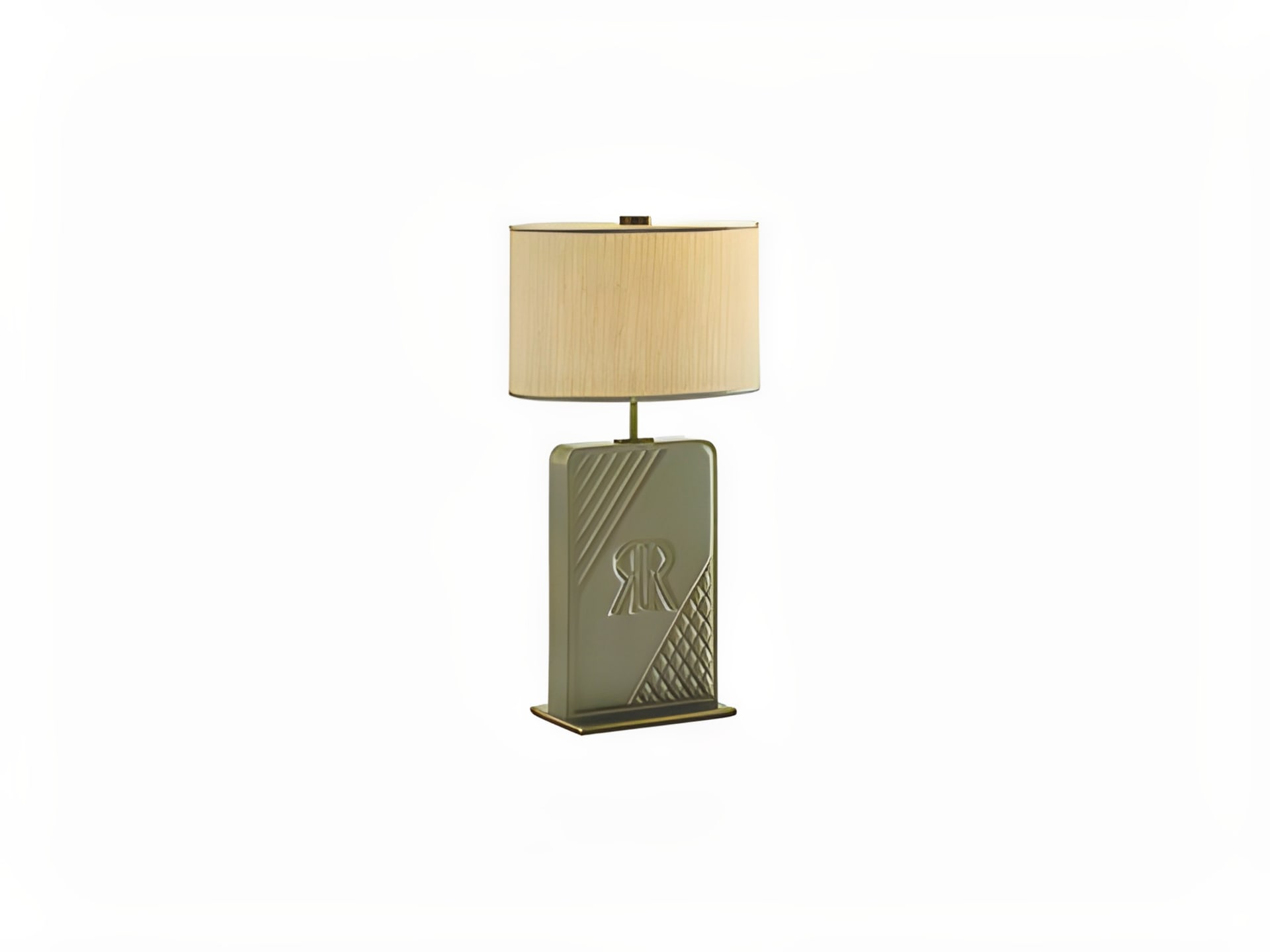 Bagutta bedside lamp | Rugiano. Exquisite lamps featuring bronze/steel frames, leather upholstery, and marble bases.