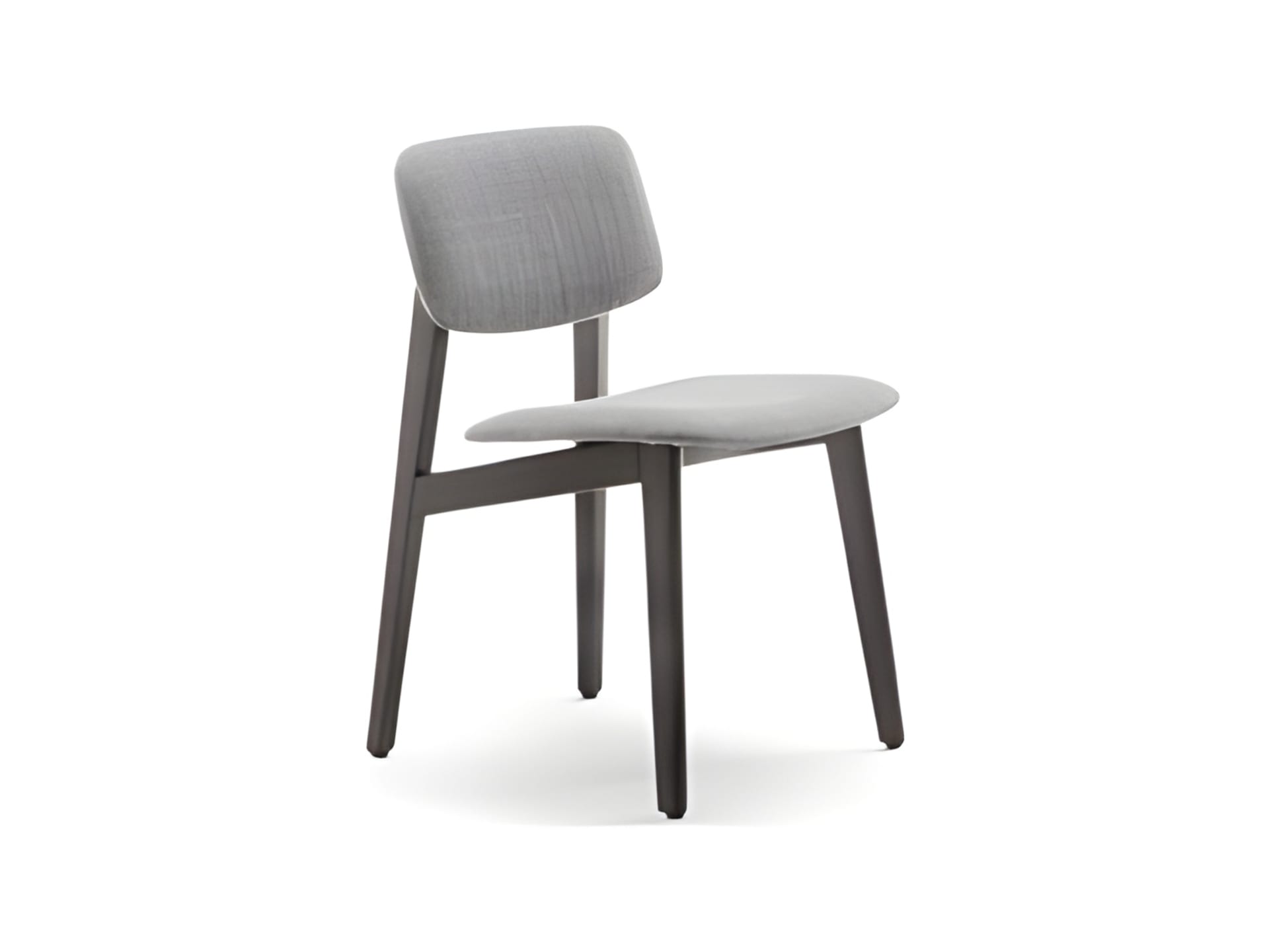 Shift chair | ALF Dafre. Elegant ash wood chair with a unique deconstructed design, blending comfort and contemporary aesthetics.