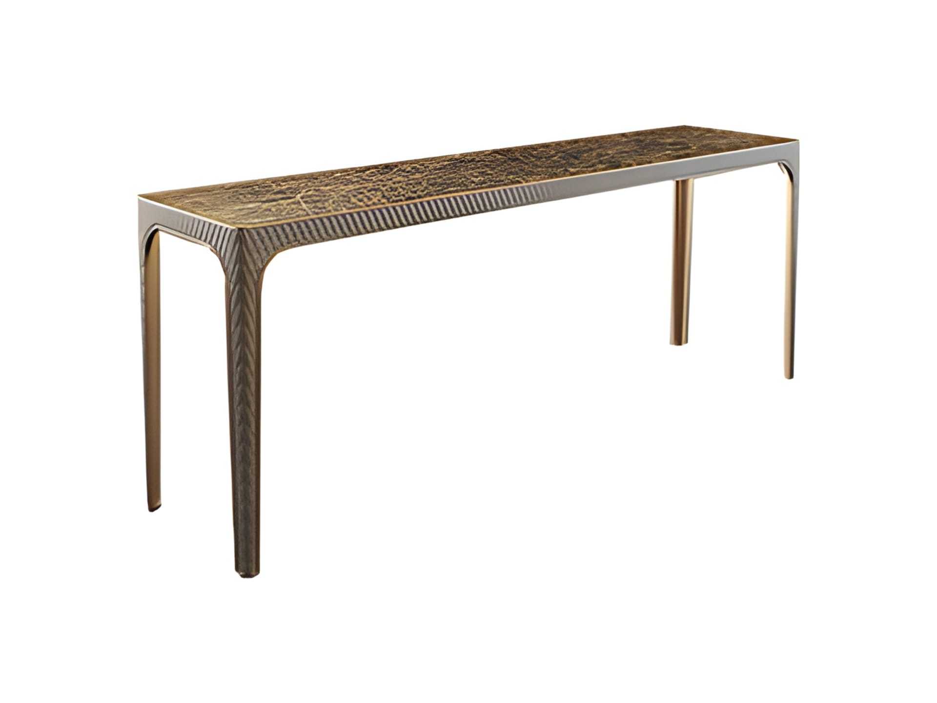 Lauren console | Rugiano. Sleek, high-end console table with a minimalist design, perfect for sophisticated interiors and versatile placement.