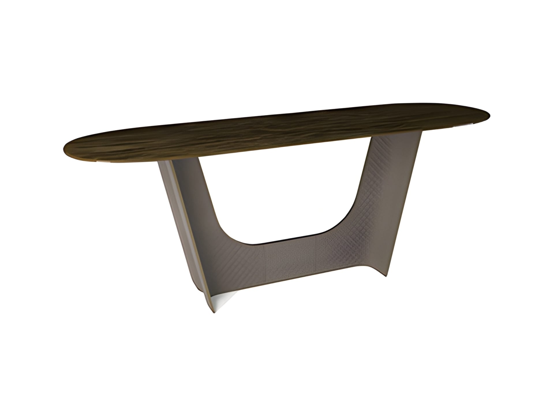 Wings console | Rugiano. An exquisite console with a unique curved base, blending modern elegance with Art Deco flair, perfect for luxurious interiors.