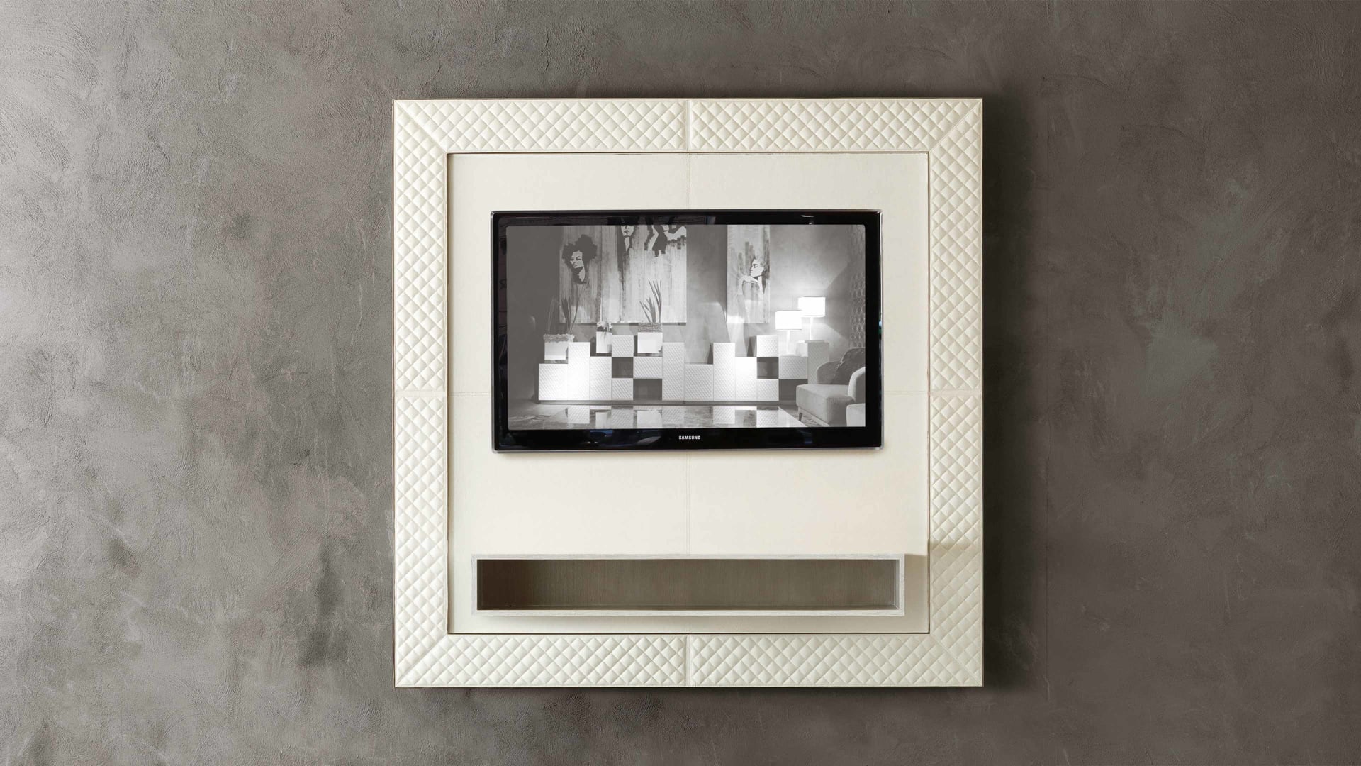 Louise tv furniture | Rugiano. A sophisticated TV cabinet offering elegant storage and a sleek profile, perfect for modern and Art Deco interiors.