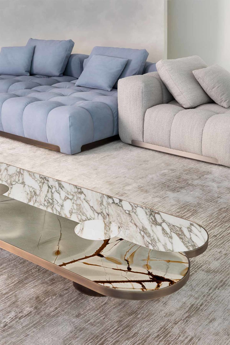 Yacht sofa | Rugiano. Modular sofa system offering unparalleled comfort and versatile configurations for sophisticated living and commercial spaces.