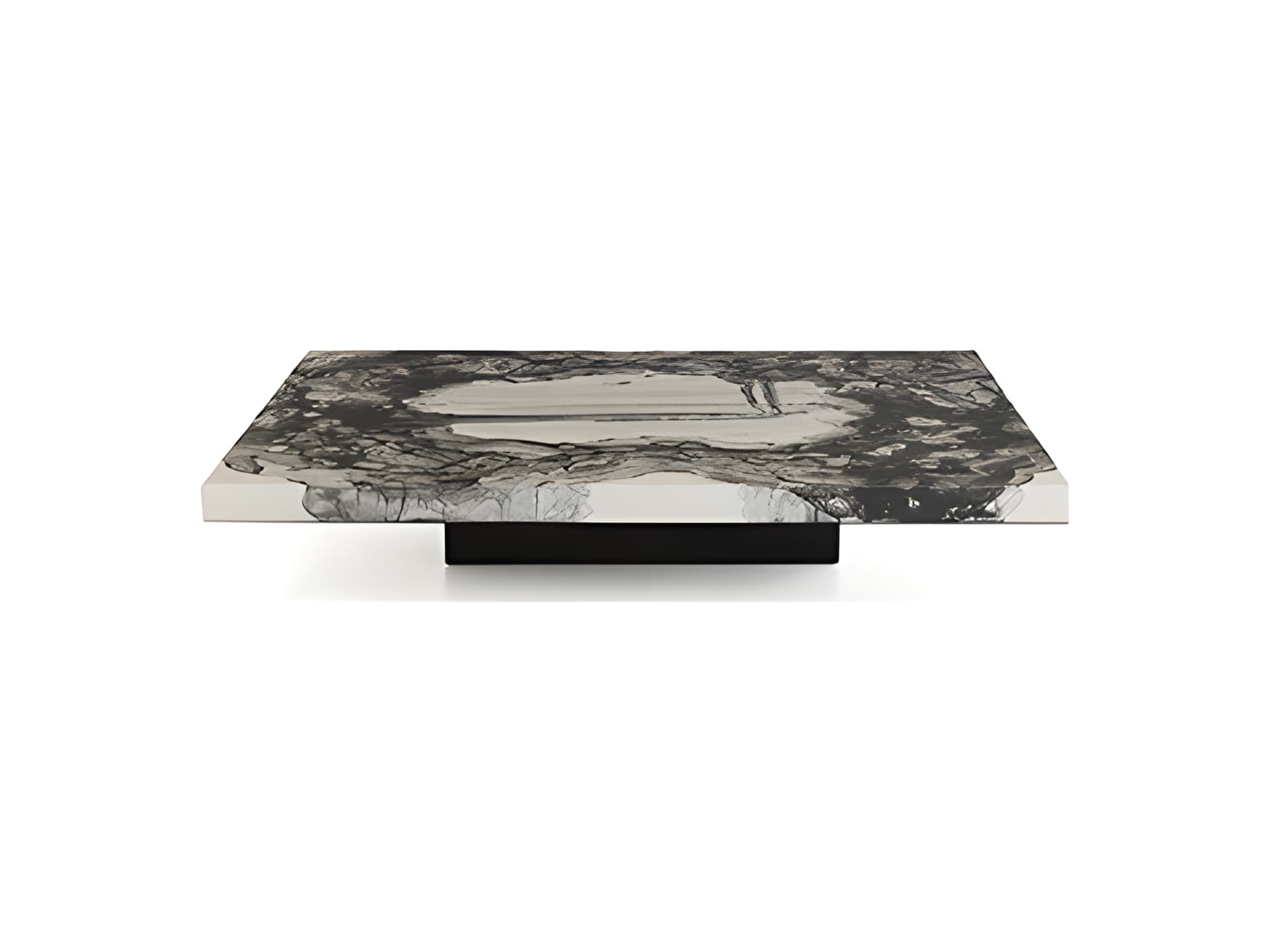 Decoro coffee table | Rugiano. Exquisite coffee table with a unique hand-painted top, available in various sizes and shapes.