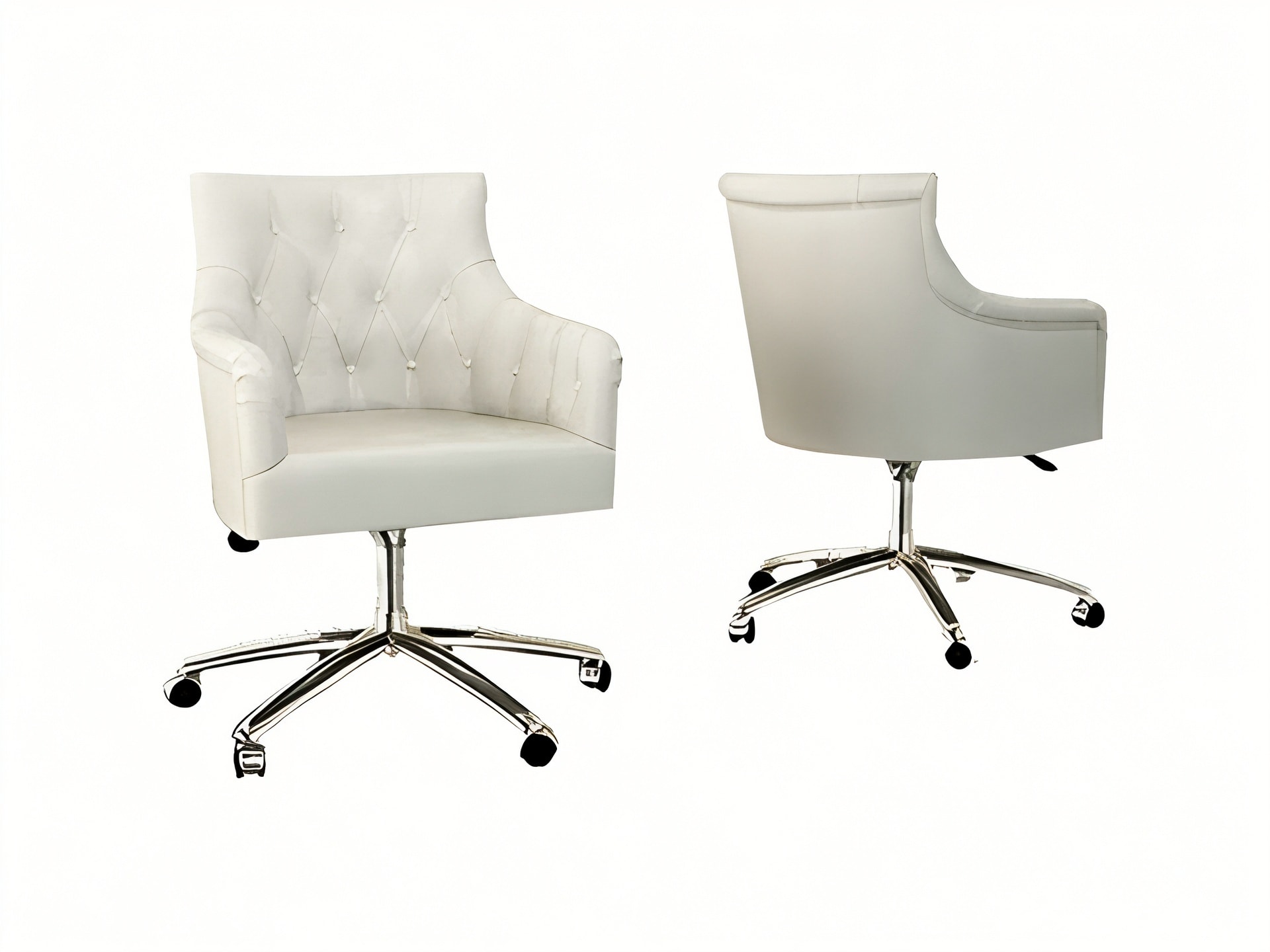 Itaca office chair | Rugiano. Adjustable office chair with capitonné or smooth upholstery options, offering supreme comfort and style.