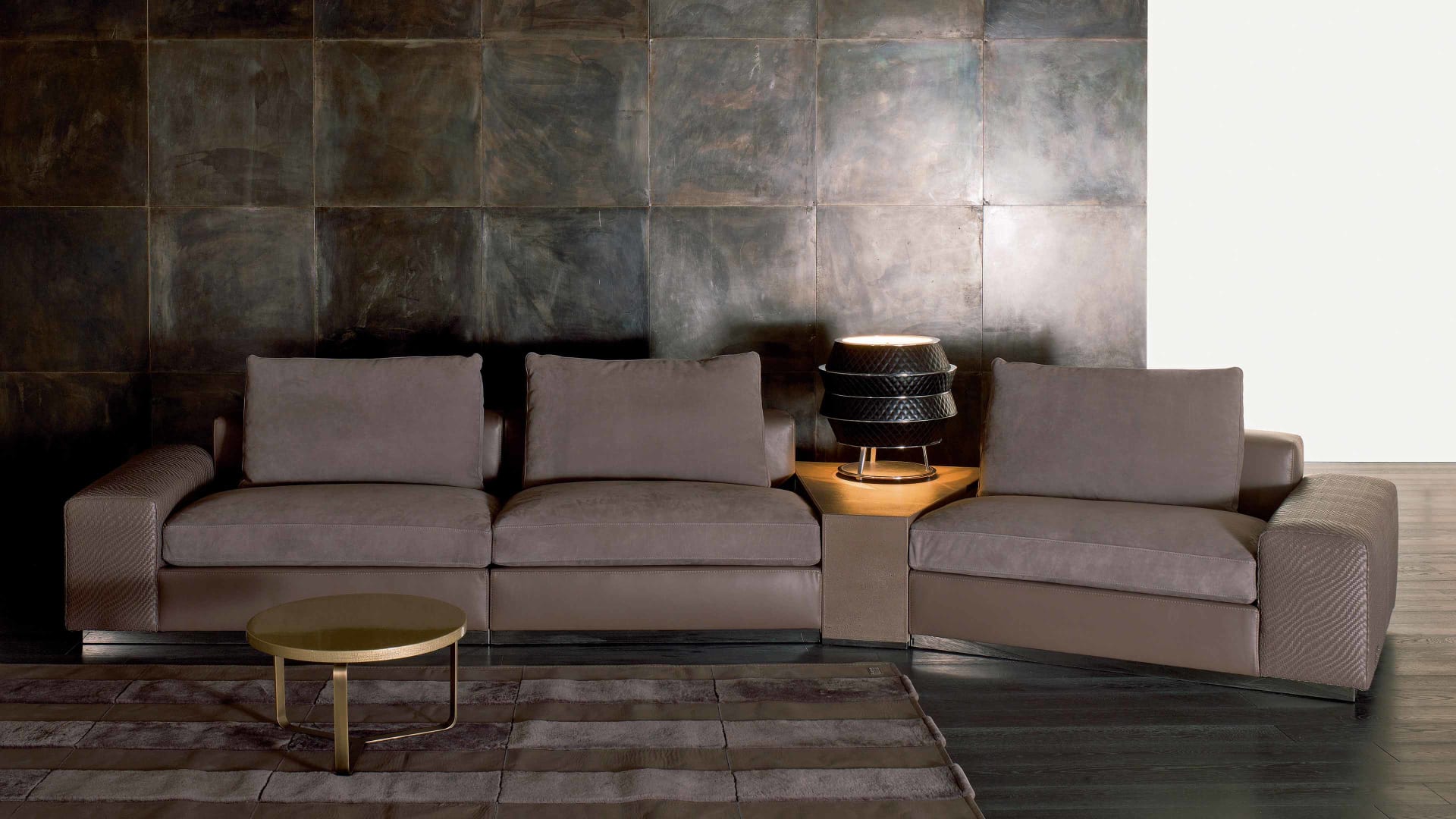 Miami pouf | Rugiano. Modular sofa with contemporary design, offering exceptional comfort and versatile configurations for any modern living space.