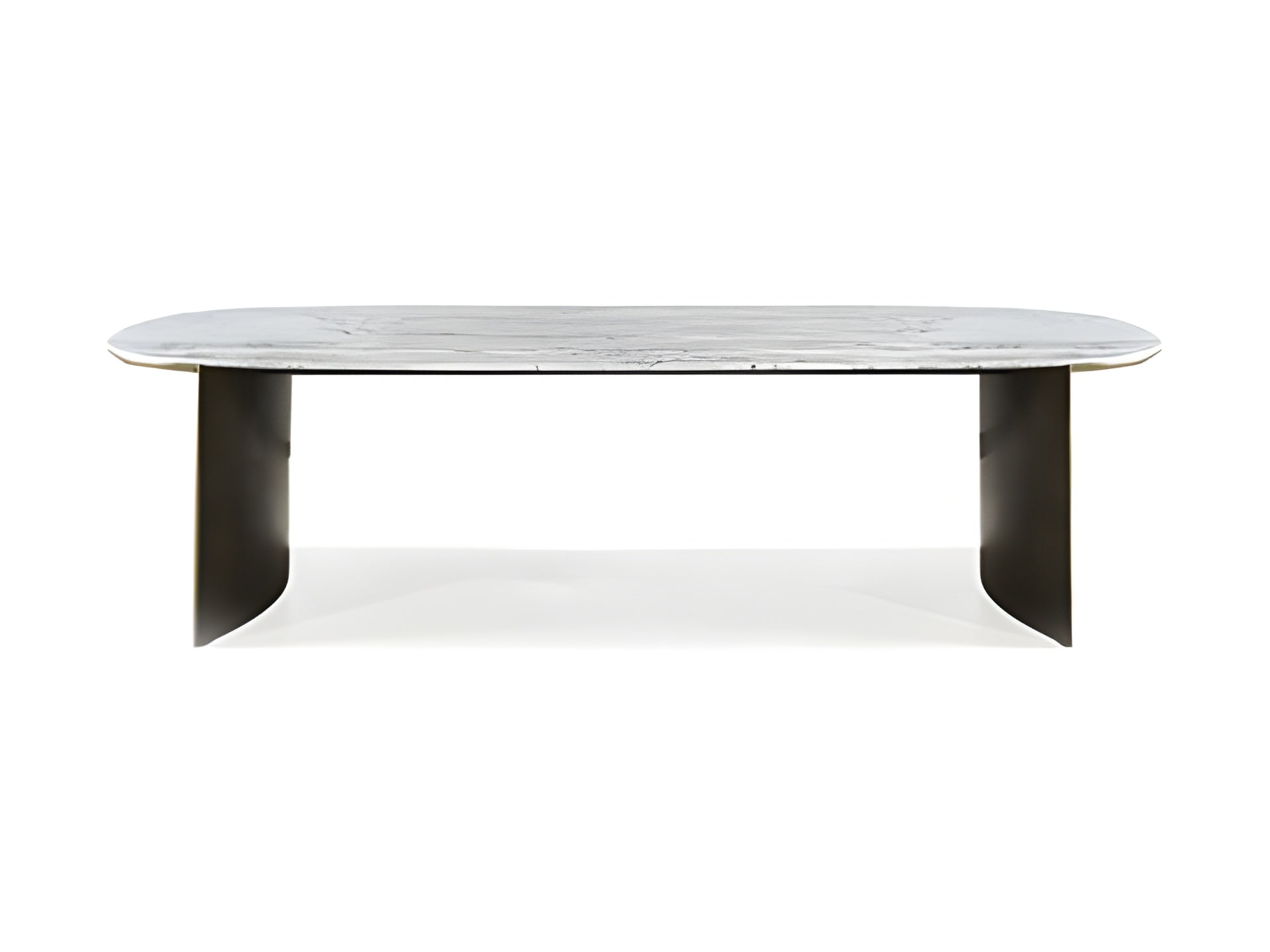 President office desk | Rugiano. Presidential desk with organic design, crafted from bronze, marble, and wood, perfect for luxury office interiors.