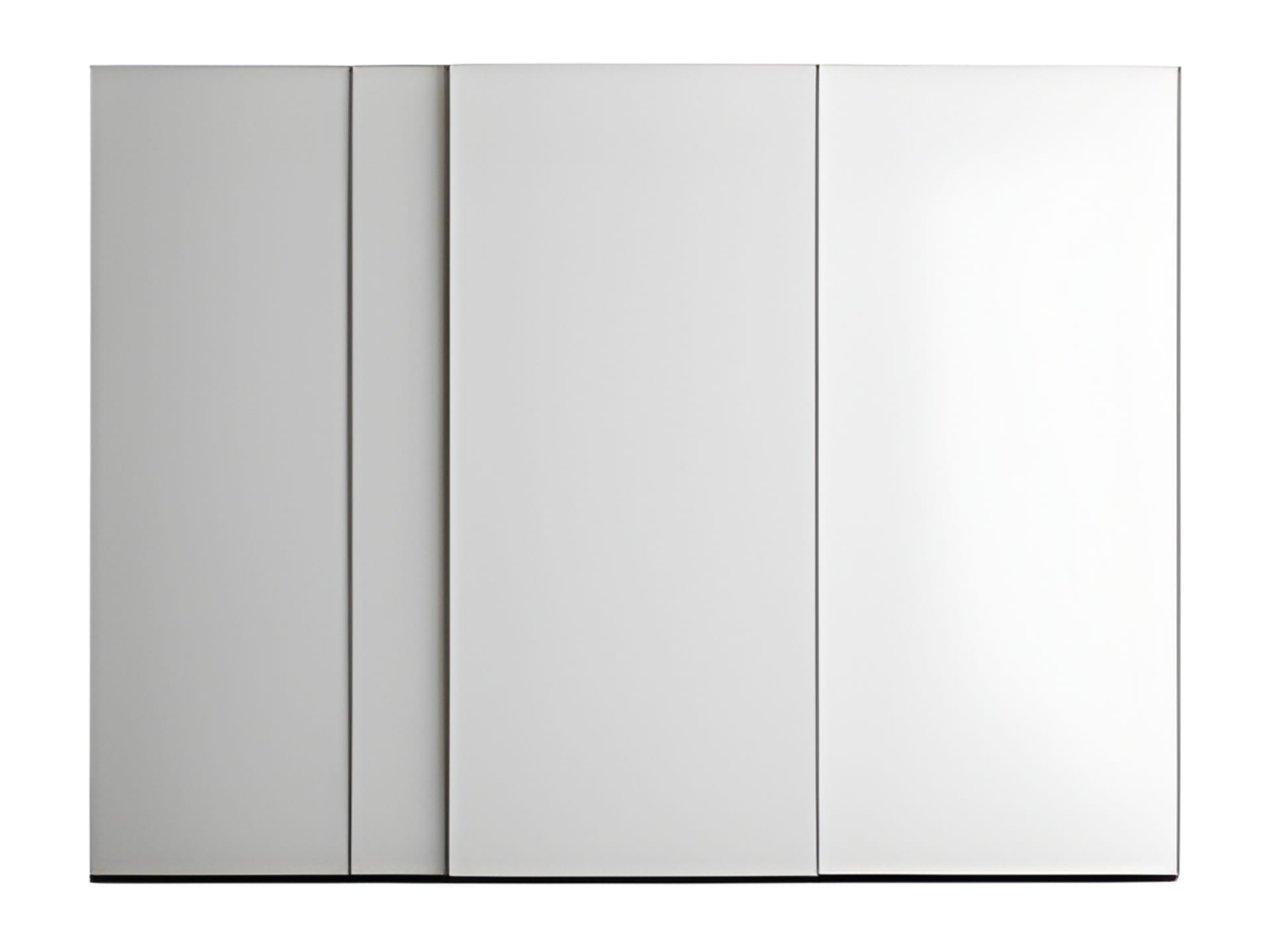Frame wardrobe | ALF Dafre. Wardrobe with sliding doors, combining contrasting finishes and elegant design.
