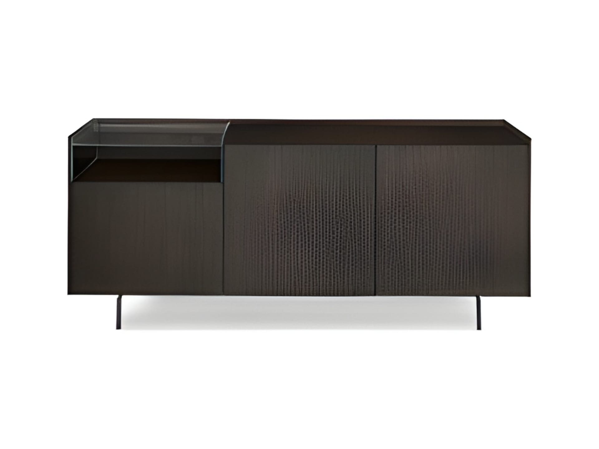 Diko display cabinet | ALF Dafre. Elegant sideboards and display cabinets with clean lines, high-quality materials, and thoughtful storage.
