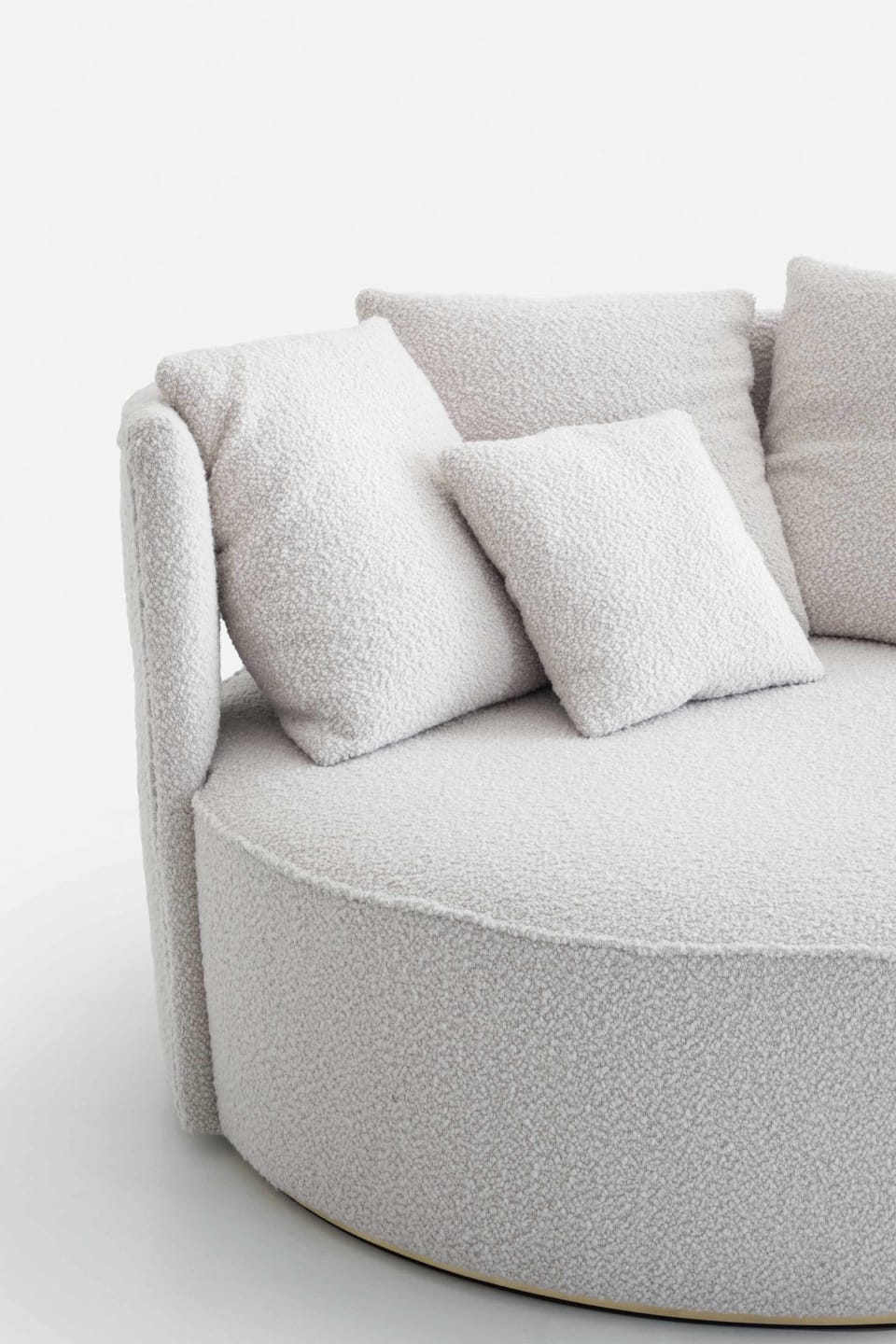 Giotto pouf | Rugiano. Luxurious Italian pouf, perfect for adding comfort and modern elegance to any contemporary living space.