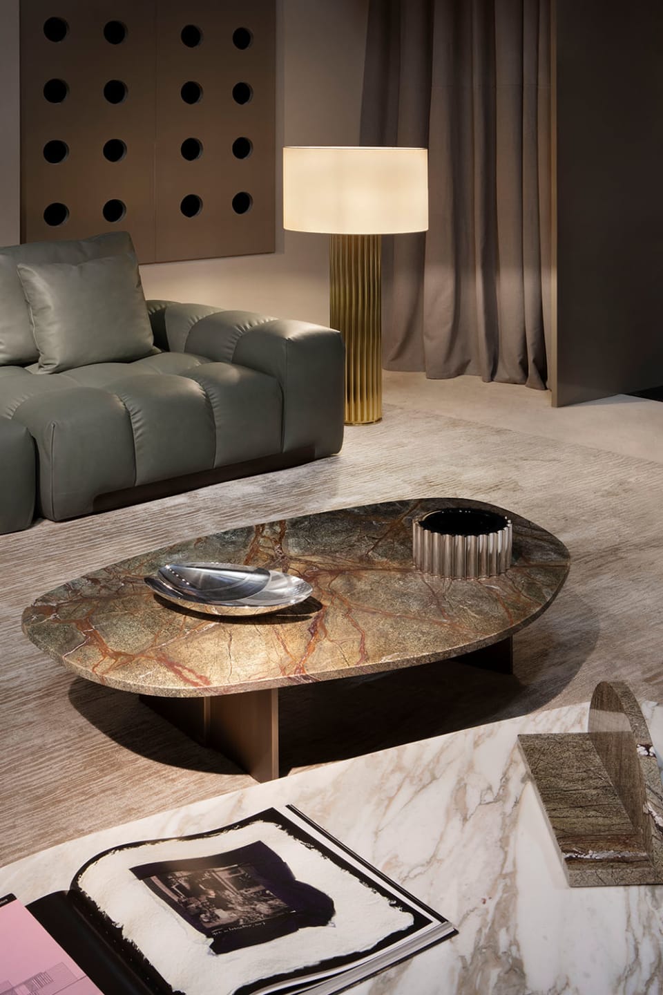 Rock coffee table | Rugiano. Sleek, modern Italian coffee table offering versatile rectangular design for sophisticated living spaces.