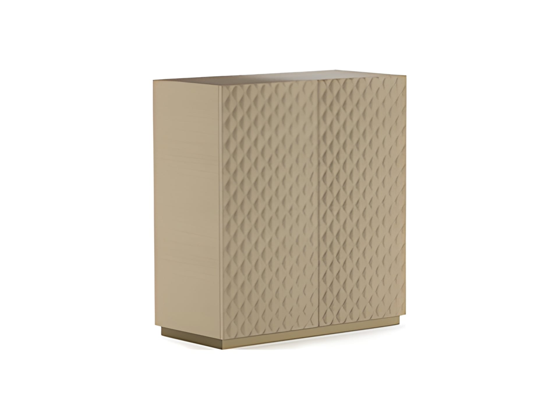 Julia bar cabinet | Rugiano. Elegant bar cabinet with distinctive geometric pattern, perfect for sophisticated entertaining and storage in modern luxury interiors.
