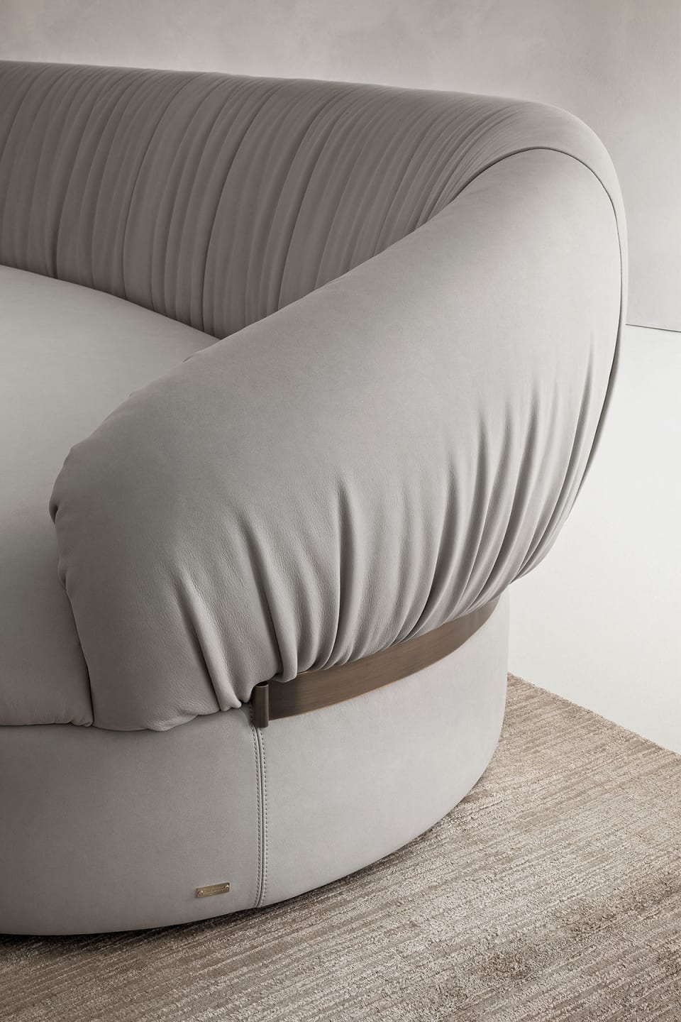 Fandango sofa | Rugiano. Fandango sofa: integrated seat, rounded shapes, and enveloping back for exceptional comfort and visual appeal.