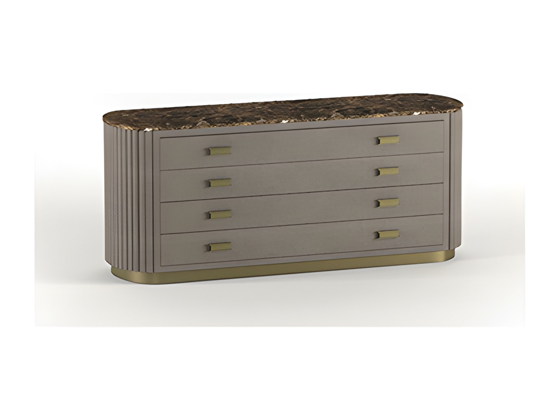 Bach chest of drawers | Rugiano. A sophisticated and functional chest of drawers, blending Art Deco elegance with modern design for luxurious interiors.