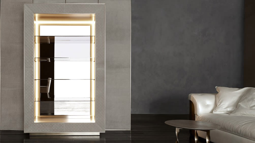 Louisette sideboard | Rugiano. Elegant designer sideboard with clean lines, perfect for modern and Art Deco interiors.