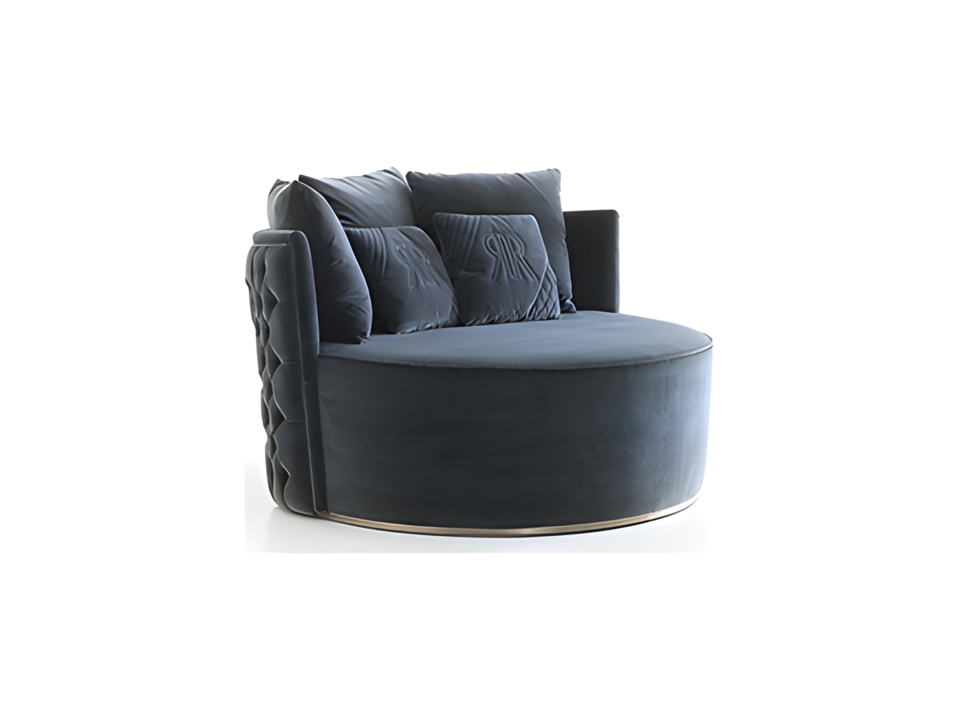 Giotto pouf | Rugiano. Luxurious Italian pouf, perfect for adding comfort and modern elegance to any contemporary living space.