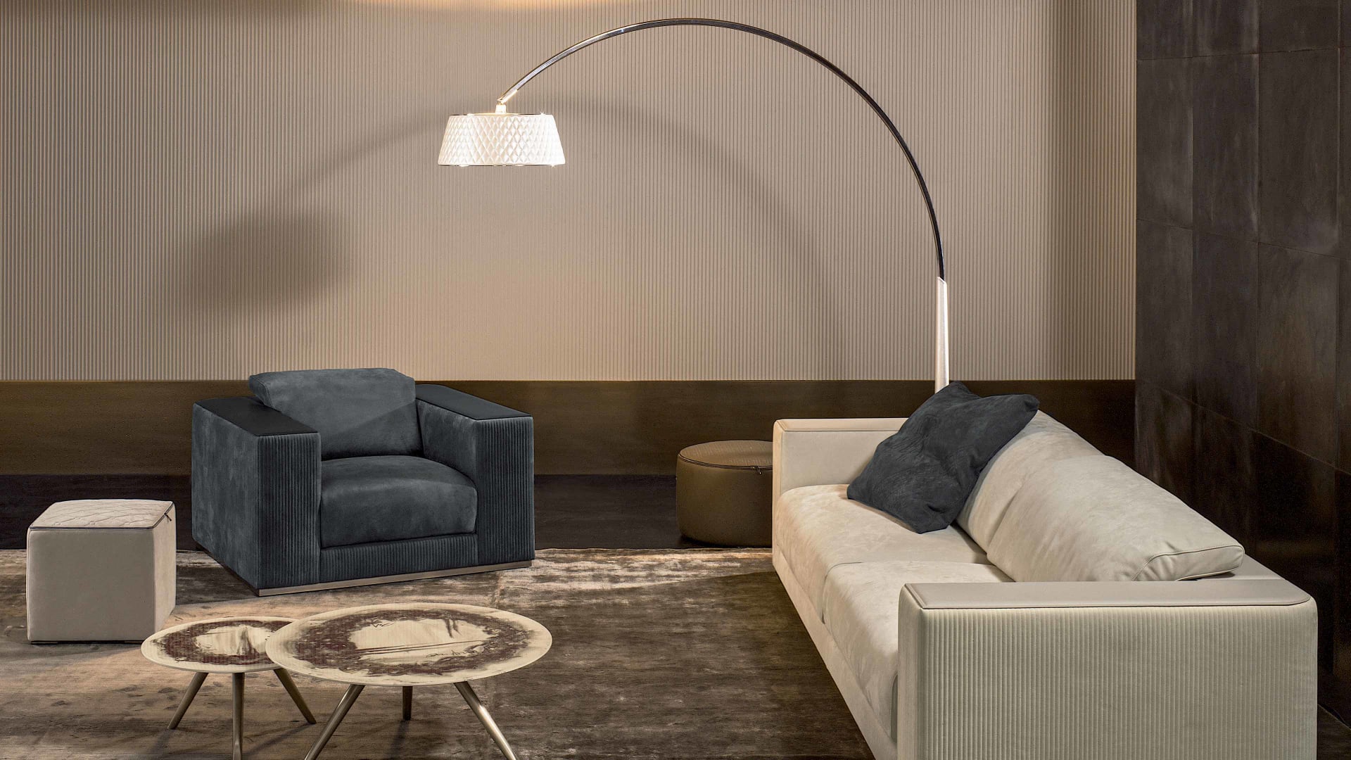 Vogue armchair | Rugiano. An exquisitely designed armchair offering luxurious comfort and contemporary elegance, perfect for sophisticated interiors.