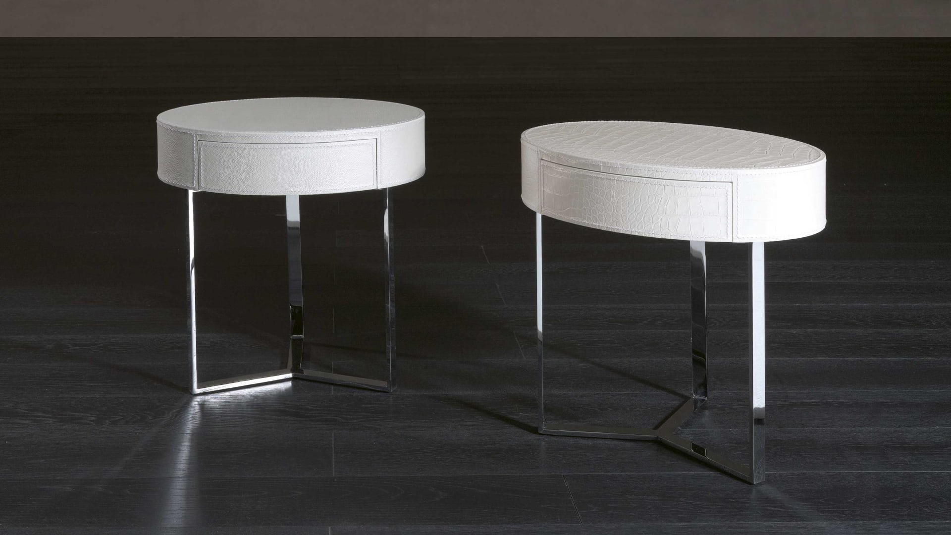 Just side table | Rugiano. Elegant side table with a metal base and unique top, perfect for modern interiors.