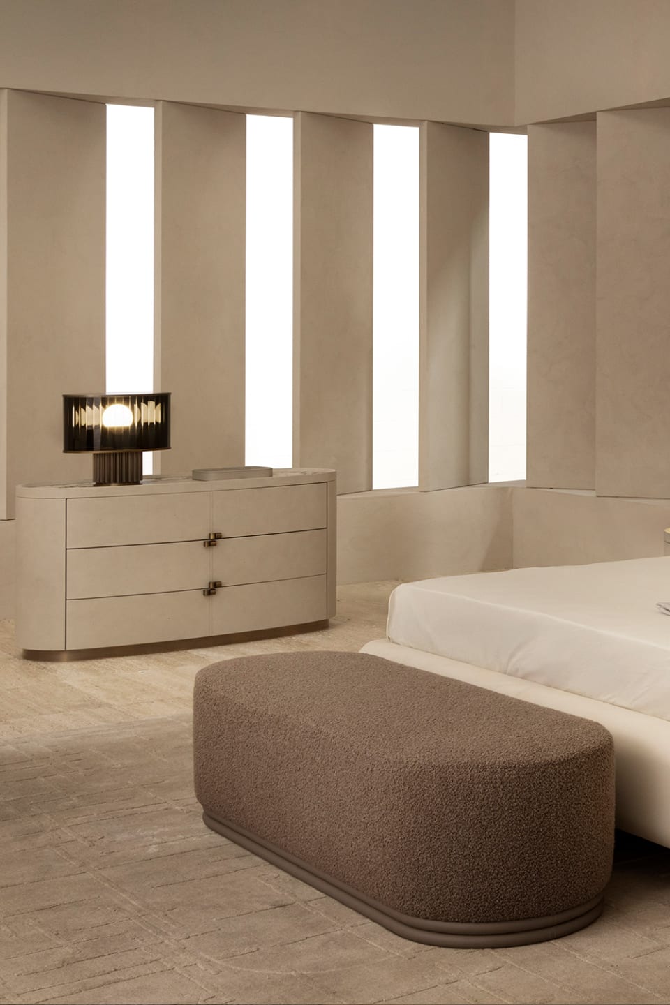 Diadema rug | Rugiano. Luxurious rug with a unique geometric pattern made from high-quality wool, creating an atmosphere of sophistication and comfort.
